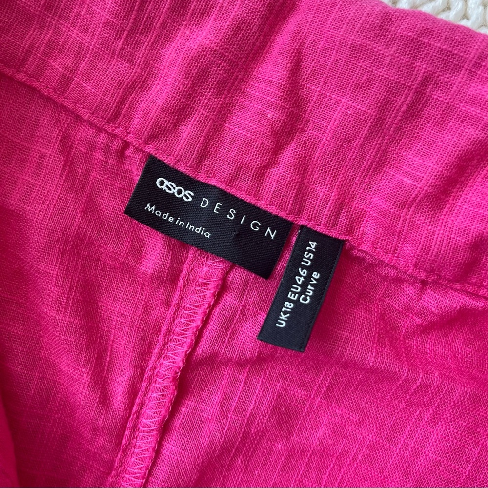 Asos Design Curve Long Sleeve Button Down Shirt, … - image 6